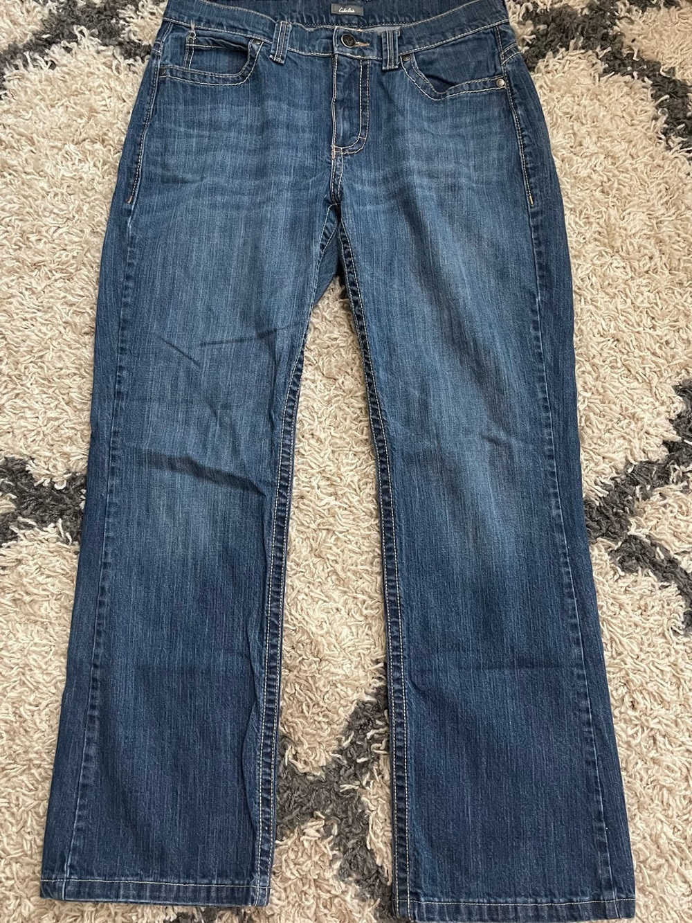 Cabela's Dark Blue Bootcut Women's Jeans Workwear